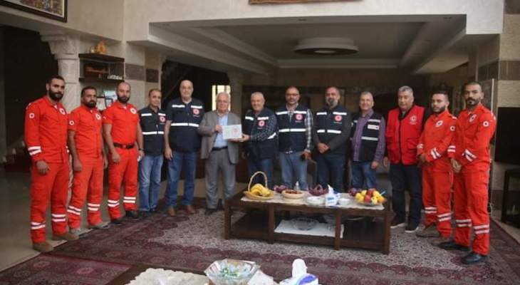 رئيس لجنة الصليب الأحمر اللبناني فرع حاصبيا استلم المركز الجديد في بلدة شبعا