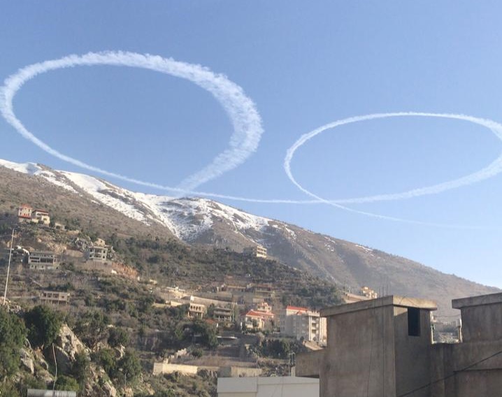 غارات وهمية لطيران العدو في أجواء النبطية واقليم التفاح