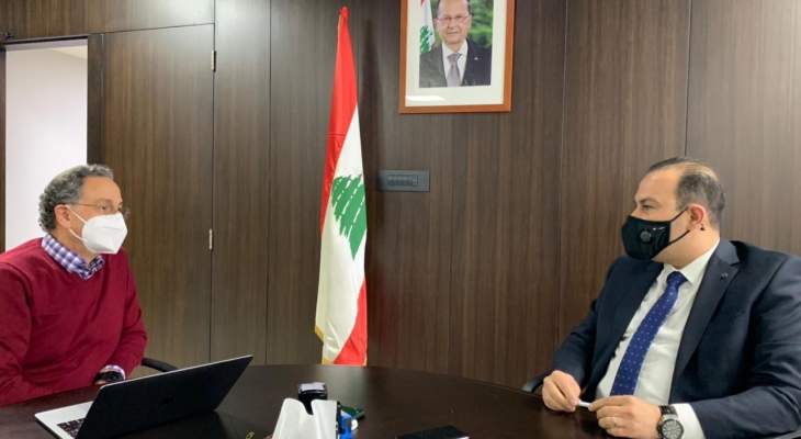 نعمه بحث مع مرتضى تعزيز سبل التعاون والتنسيق المشترك