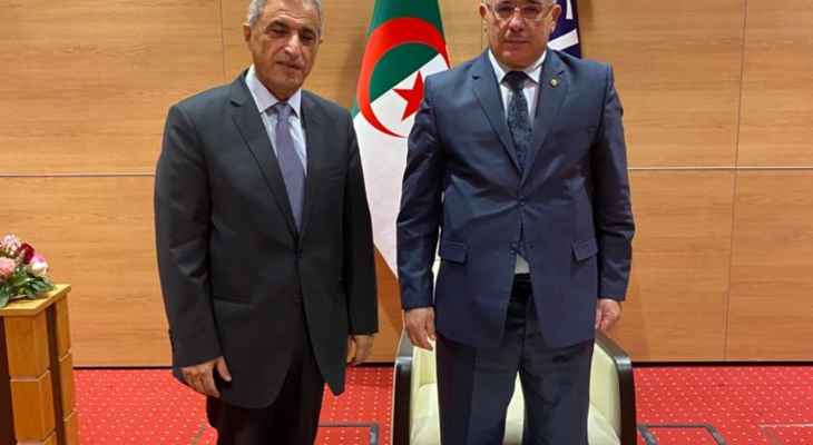 هاشم: نأمل إعادة تفعيل التواصل مع الحكومة الجزائرية بشكل أفضل للتفاهم على ما يخدم بلدينا